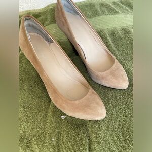 Shoes. Beige Suede Size 6 Ladies. Calvin Klein